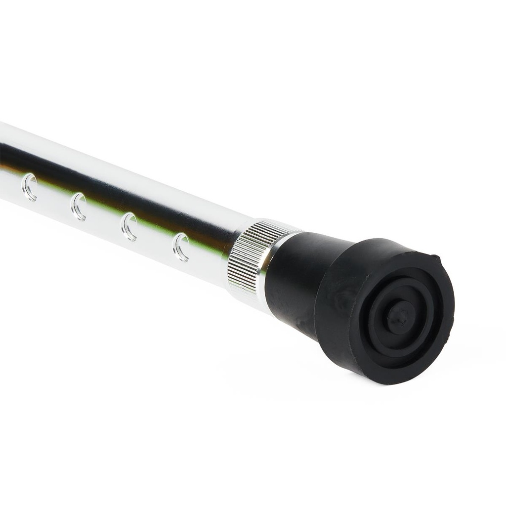 Medline Standard Aluminum Cane; Chrome | CASE/6 EACH