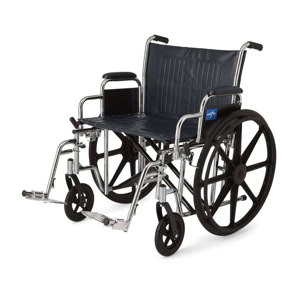 Medline Excel 2000 Series Wheelchair; 22" (56 cm), Extra-Wide | EACH