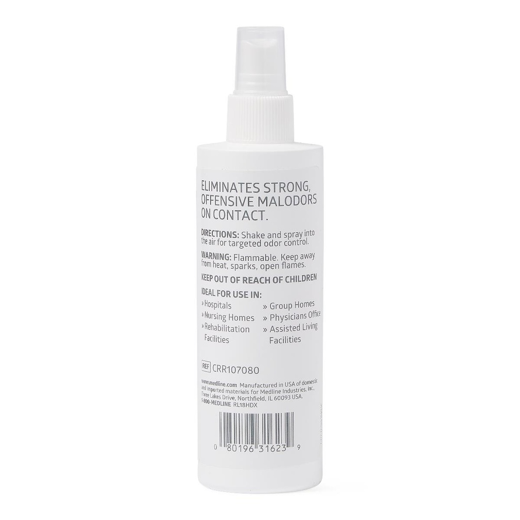 Medline Simply Fresh Odor Eliminators; 240 mL | BOX/12 EACH | CASE/12 EACH | CTN/12 EACH