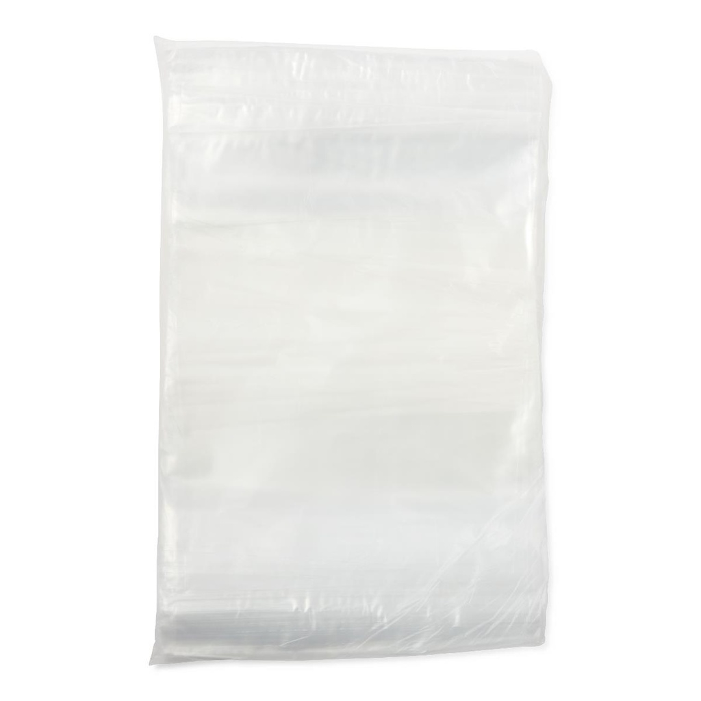 Medline Plastic Zip-Closure Bag with White Write-On Block; 8" x 10" (20 cm x 25cm) | CASE/1000 EACH | PKG/100 EACH