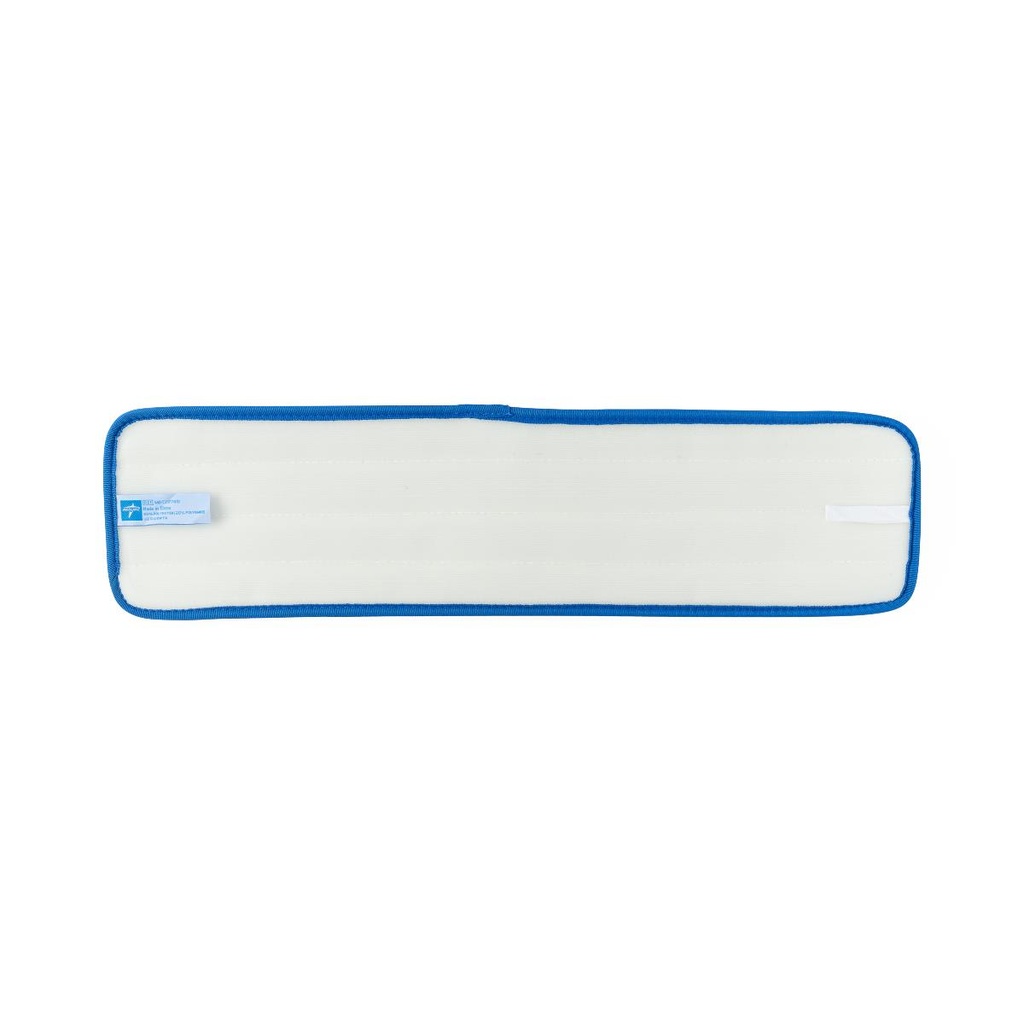 Medline Premium Microfiber Super Mop; 18" (46 cm), Blue | CASE/100 EACH
