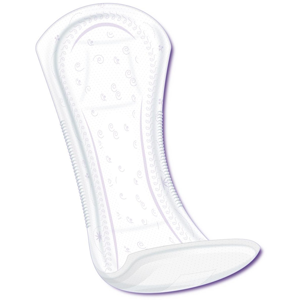 FitRight® ActivEdge Women's Bladder Control Pads; Moderate, 4" x 11" (10 cm x 28 cm) | CASE/192 EACH | BAG/16 EACH