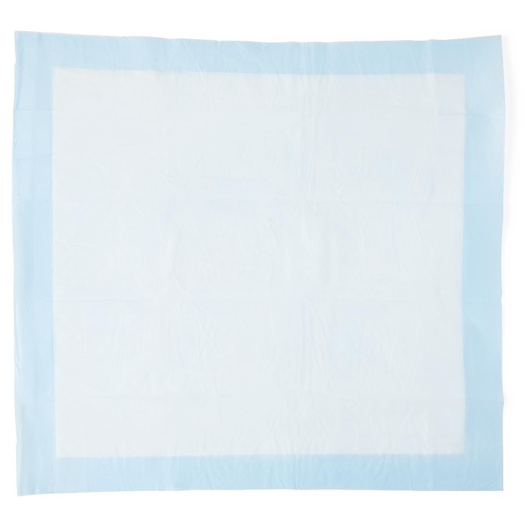 [MSC281225-CASE] Medline Protection Plus Single-Use Underpad; 23" x 24" (58 cm x 61 cm) Bulk, Light Absorbency | CASE/200 EACH