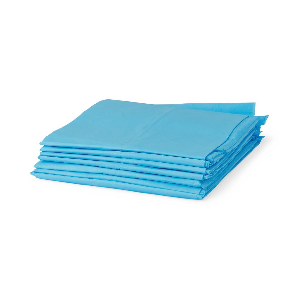 Medline Protection Plus Single-Use Underpad; 23" x 36" (58 cm x 91 cm) Pack of 25, Light Aboserbency | CASE/150 EACH | BAG/25 EACH