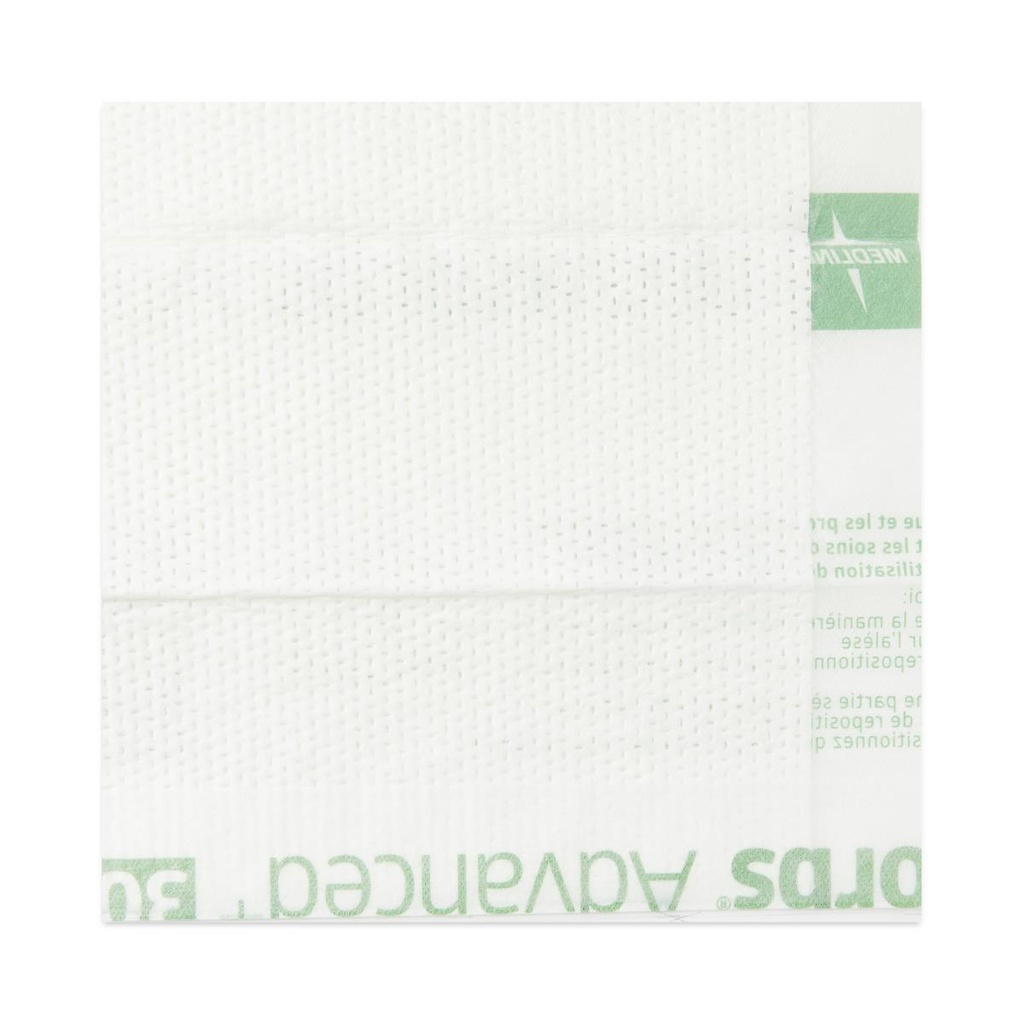 Medline Ultrasorbs Advanced+ Premium Underpad; 24" x 36" (61 cm x 91 cm), 300 lb. Weight Capacity | CASE/70 EACH | BAG/10 EACH