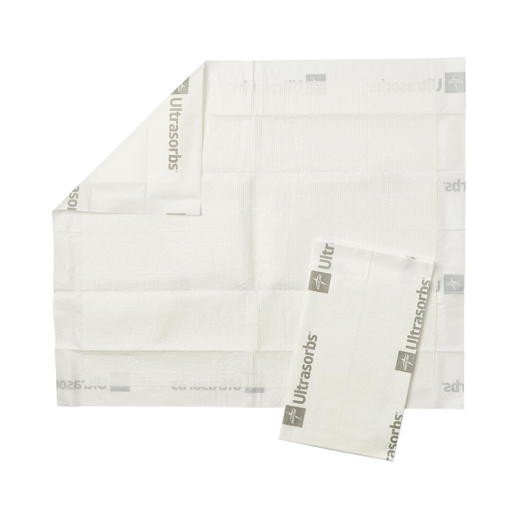 Medline Ultrasorbs Premium Underpad; 30" x 36" (76 cm x 91 cm) | CASE/70 EACH | BAG/5 EACH